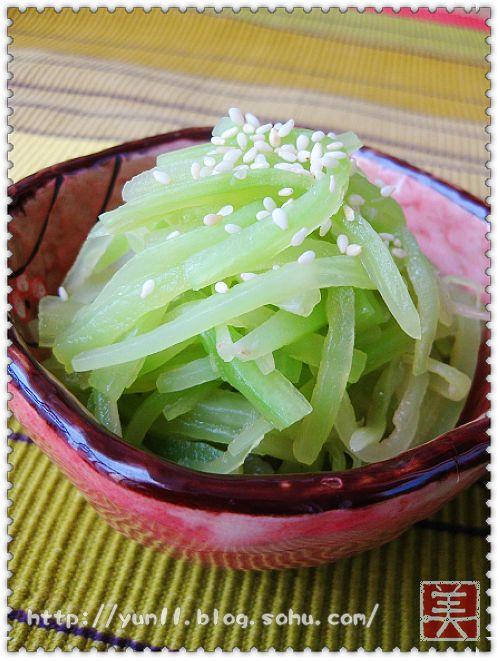 麻油莴笋丝的做法（凉菜）